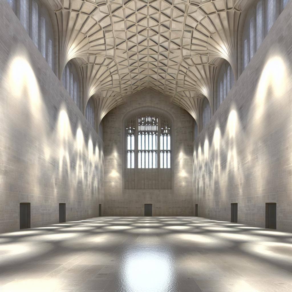 a large room with echo
